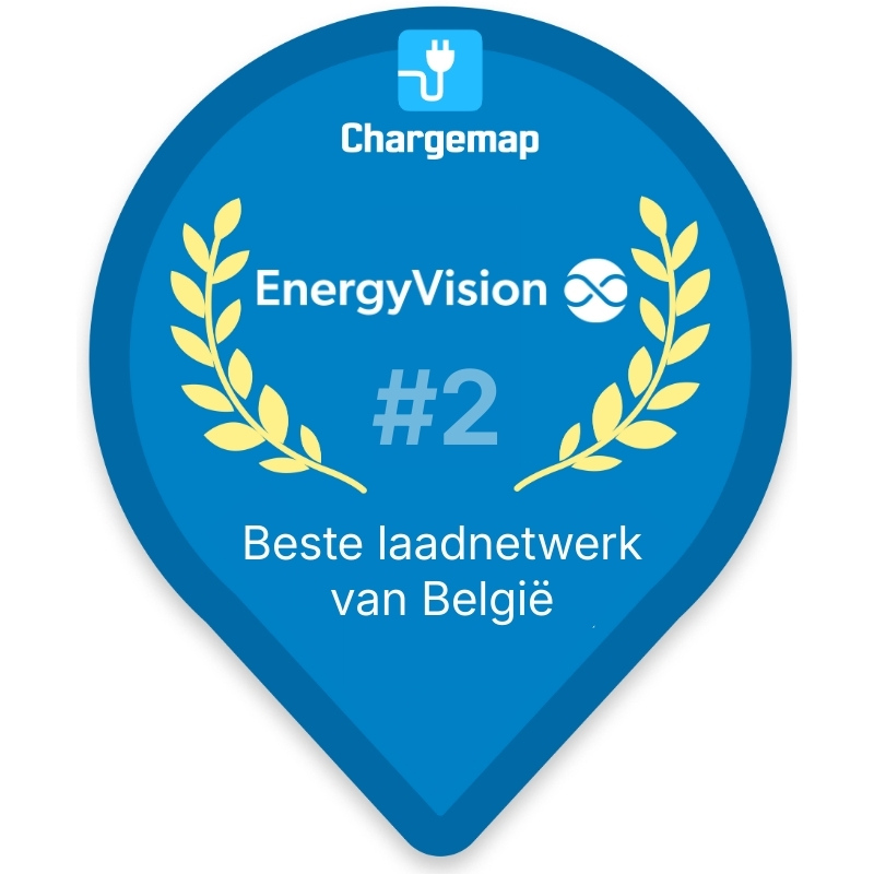 medaille energyvision als beste laadnetwerk van belgie in 2026
